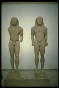 466025 Two Kouroi, 600 B.C., Delphi, Greece A4 Photo Print
