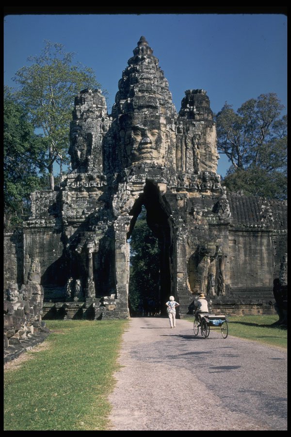 466061 View Of Temple, Angkorvat, Cambodia A4 Photo Print