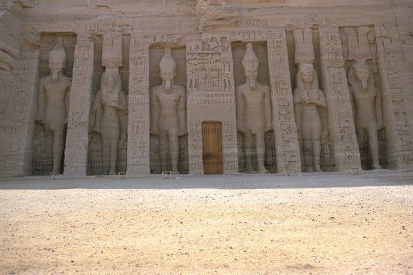 466065 Temple Of Nefertari, Abu Simbel, Egypt A4 Photo Print