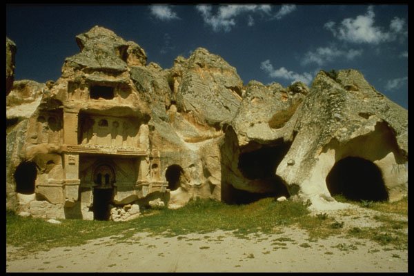 466074 Rock Cathedrals In The Goreme Valley, Turkey A4 Photo Print