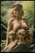 466076 Aboriginal Sculpture, Australia A4 Photo Print
