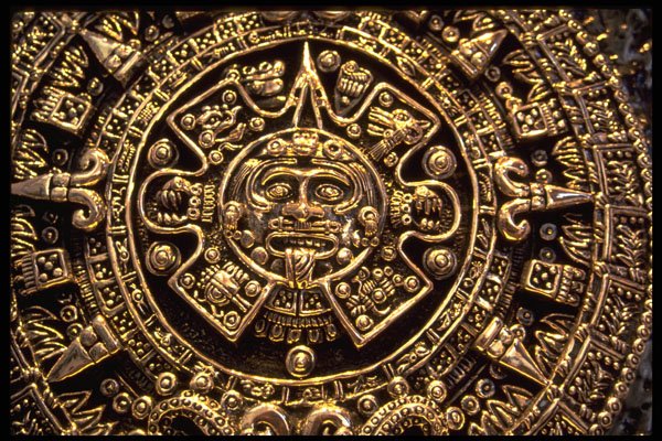 466079 Ancient Mayan Calendar, Cancun, Mexico A4 Photo Print