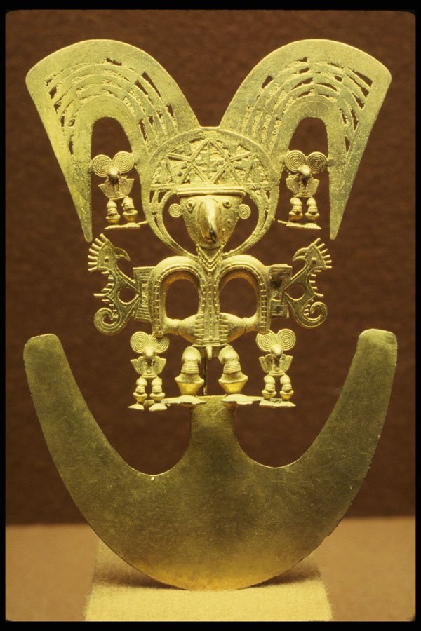 466096 Bogota Gold Museum Amulet, Columbia A4 Photo Print