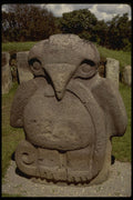 466097 San Augustin Statue Of A Bird With A Snake, Columbia A4 Photo Print