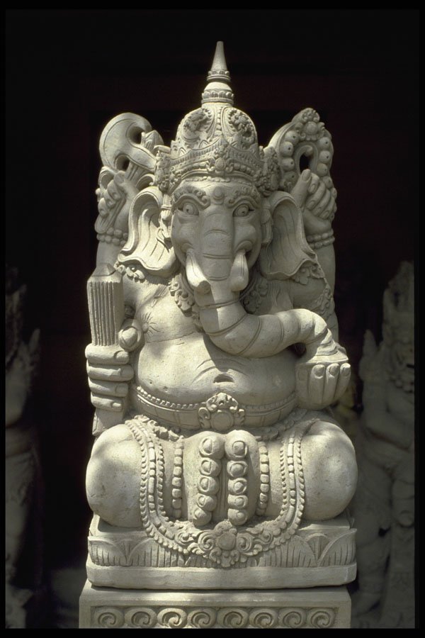 466098 Bali Elephant Statue, Indonesia A4 Photo Print