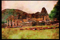467003 Sasbahu Temple, Ranakpur, India A4 Limited Edition Watercolour Print