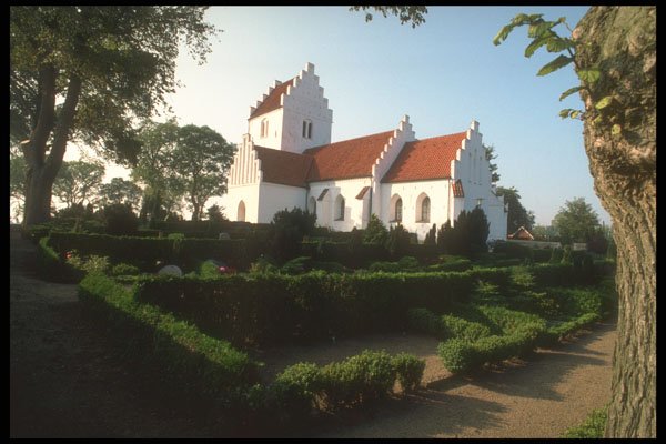 467008 Danish Church, Denmark A4 Photo Print