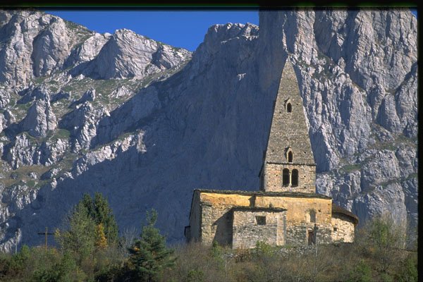 467014 Old Church Near Brig, Switzerland A4 Photo Print