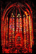 467017 St. Chapelle, Paris, France A4 Limited Edition Watercolour Print