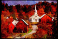 467024 Waits River, Vermont A4 Limited Edition Watercolour Print