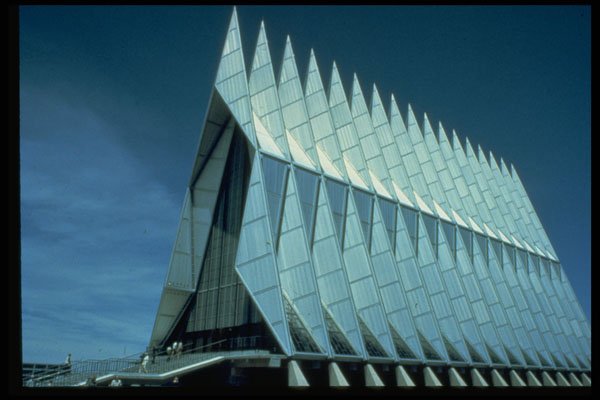 467039 Air Force Academy Chapel A4 Photo Print