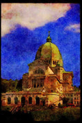 467041 St. Joseph's Oratory, Montreal, Quebec, Canada A4 Limited Edition Watercolour Print