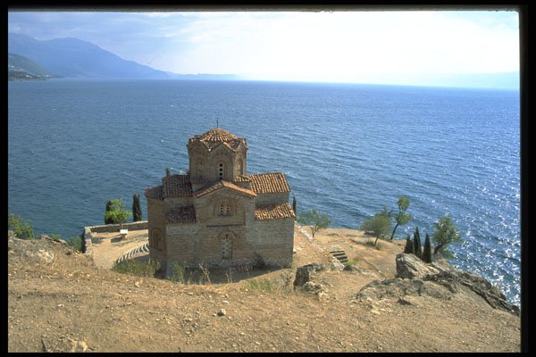 467045 Ancient Monastery, Orchid, Macedonia A4 Photo Print