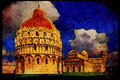 467051 Cathedral, Pisa, Italy A4 Limited Edition Watercolour Print
