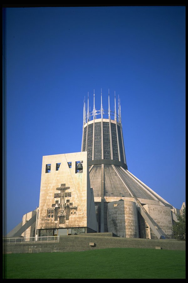 467055 Roman Catholic Metropolitan Cathedral, Liverpool, England A4 Photo Print
