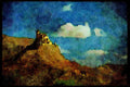 467056 Hilltop Temple, Tibet A4 Limited Edition Watercolour Print