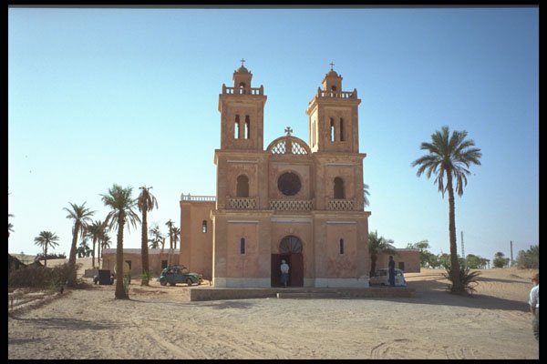 467057 St. Joseph Church, El Golea Oasis, Algeria A4 Photo Print