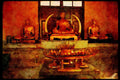 467063 Buddha Inside Temple, Thailand A4 Limited Edition Watercolour Print