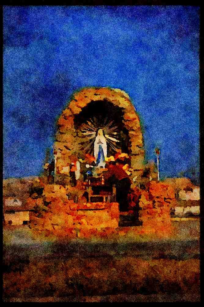 467076 Shrine, Malta A4 Limited Edition Watercolour Print