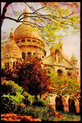 467082 Sacre Coeur, Paris, France A4 Limited Edition Watercolour Print