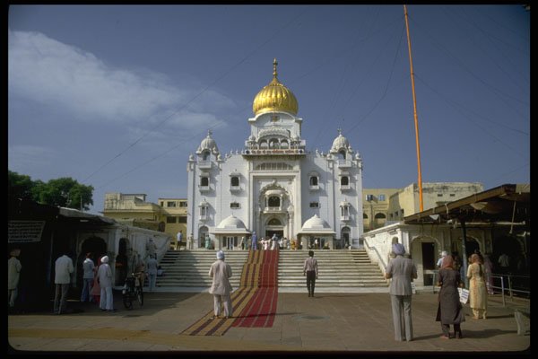 467089 The Sikh Temple, New Delhi, India A4 Photo Print