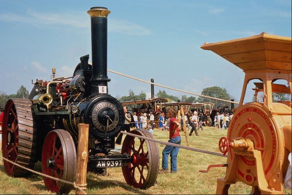 468000 Wm Foster Traction Engine Independence  A4 Photo Print