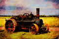 468001 John Fowler Ploughing Engine, Built In 1919, Dredging Work A4 Limited Edition Watercolour Print