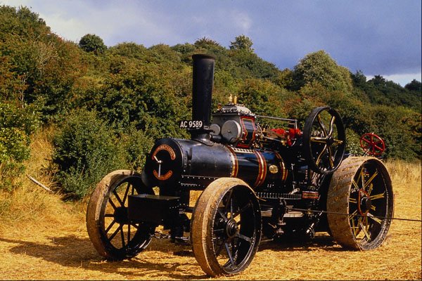 468002 1916, John Fowler Ploughing Engine, Master John  A4 Photo Print