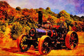 468002 1916, John Fowler Ploughing Engine, _Master John_ A4 Limited Edition Watercolour Print