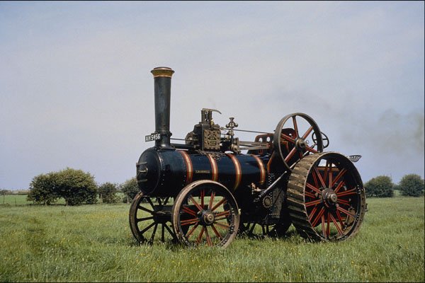 468004 1913, Fowell Traction Engine, Holywell Farm A4 Photo Print
