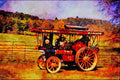 468006 1919, John Fowler 3 NHP Showman's Tractor, _Firefly_ A4 Limited Edition Watercolour Print