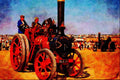 468011 1909, Marshall 6 NHP Traction Engine A4 Limited Edition Watercolour Print