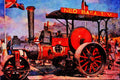 468012 1907, Ruthmeyer Road Roller At Hellevoetsluia Rally, Holland A4 Limited Edition Watercolour Print