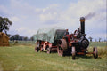 468014 1904, Charles Burrell Traction Engine Tows A Thresher A4 Photo Print