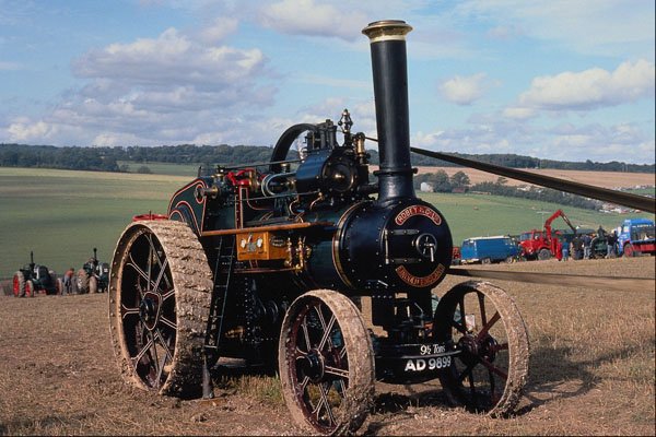 468016 1910, Robey 7 NHP Traction Engine A4 Photo Print