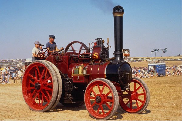 468018 1898, Marshall 6 NHP Traction Engine At Dorset Steam Fair A4 Photo Print