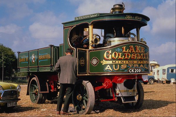 468020 A 1918 Atkinson Steam Wagon, Re imported From Australia A4 Photo Print