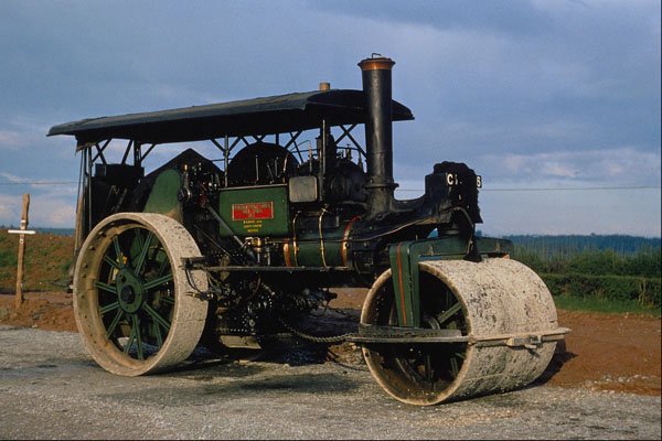 468026 1920, 10 ton Aveling & Porter Road Roller At Work A4 Photo Print