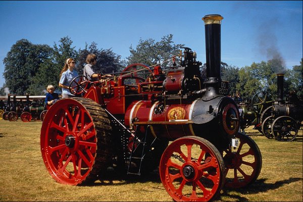 468033 1919, Marshall 6 NHP Traction Engine At Fairford Rally A4 Photo Print