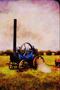 468035 1910, 7 NHP Farmers Foundry Portable Engine A4 Limited Edition Watercolour Print