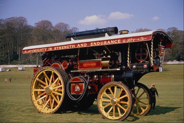 468039 1934, John Fowler Showman's Road Loco A4 Photo Print