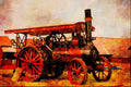 468046 1916, Ransomes, Sims & Jefferies 7 NHP Traction Engine A4 Limited Edition Watercolour Print