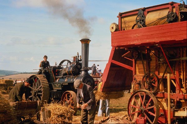 468050 Charles Burrell Traction Engine, Her Majesty At Work A4 Photo Print
