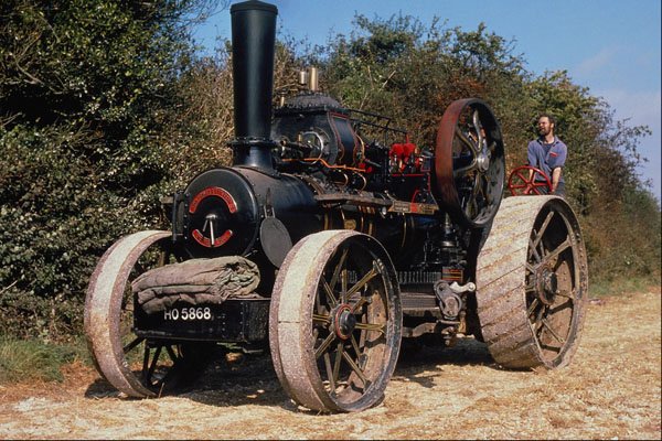 468055 16 NHP John Fowler Ploughing Engine, Ajax , Built In 1918 A4 Photo Print