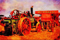 468059 1915, Charles Burrell 6 NHP Traction Engine At Work A4 Limited Edition Watercolour Print