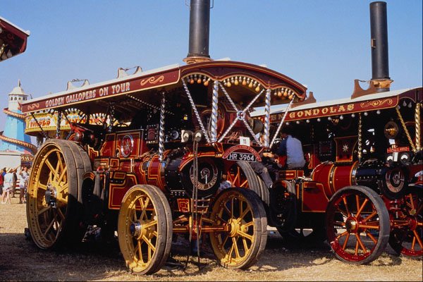 468060 1915, Charles Burrell 7 NHP Showmans Road Loco A4 Photo Print