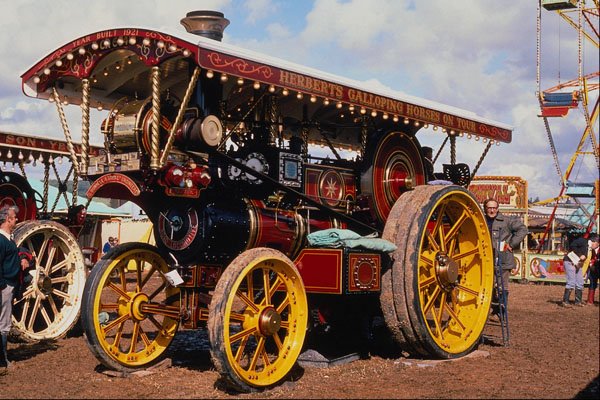 468067 1922, 7 NHP Charles Burrell Showman's Road Loco , Majestic  A4 Photo Print