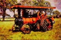 468071 1916, Wm Foster 8 NHP Traction Engine _Master Fred_ A4 Limited Edition Watercolour Print