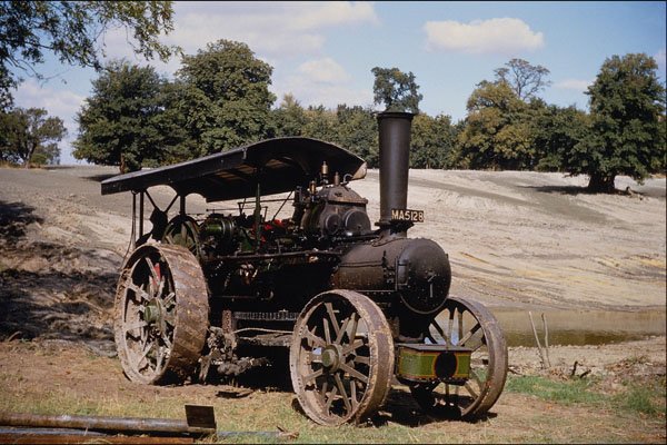 468073 1918, Contractor's John Fowler Ploughing Engine At Work A4 Photo Print