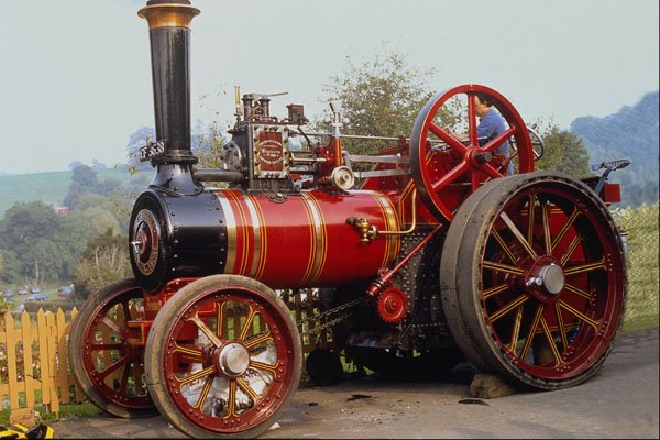 468076 1897, Charles Burrell 8 NHP Traction Engine Beaver  A4 Photo Print